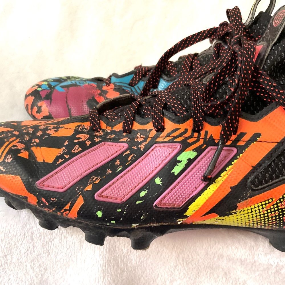 Adidas Men’s Freak 23 7v7 Mismatch Football Cleats Black / Multi Size 7 - Picture 12 of 15